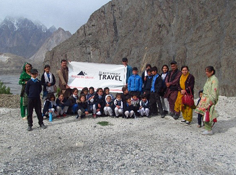 Passu Glacier and Borith Lake, Pakistan